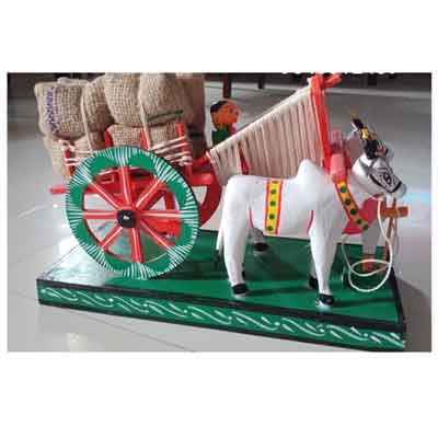 "Etikoppaka Wooden Bullock Cart - code 02 - Click here to View more details about this Product